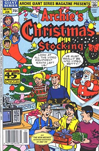 Časopis serije Archie Giant 579 MP; strip Archie | 1988 Archie Božićna čarapa