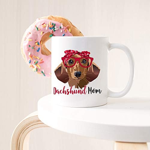Younique dizajnira Dahshund Pokloni za ljubitelje jazavca Pokloni jazavčana mama šalica 11 oz Weenie Dog Pokloni Weiner Dog šalica