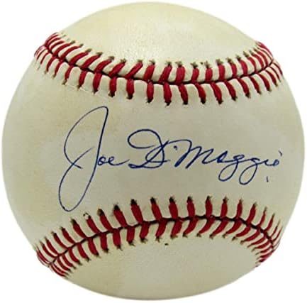 Joe DiMaggio Hof Autografirani oal bejzbol New York Yankees PSA/DNA 175425 - Autografirani bejzbol