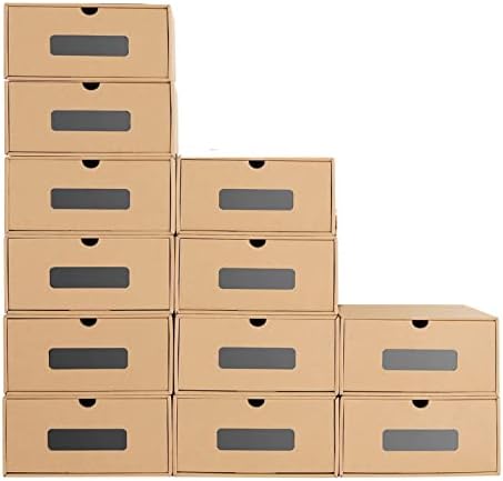Kutija za cipele za depila, 12 pakiranja vodootpornih kartonskih skladišnih spremnika, skladištenje organizatora, skladištenje cipela,