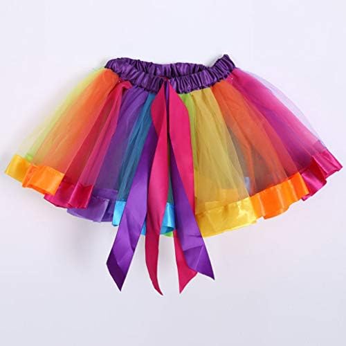 Ženske suknje Suknje s višestrukim suknjama za žene trendi elastične plesne suknje 3 slojevita kratka odrasla šarena suknja tutu plesa