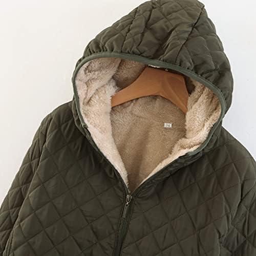 Qfvzhy ženski kaputi Zimski prednji hoode topla casual raglan bombardera jakna s džepovima kaputa nadmašuje kapute za 2022