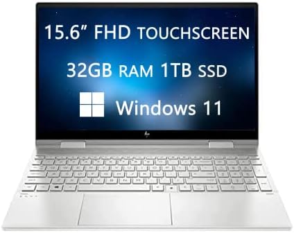 Prijenosno računalo HP Envy X360 sa zaslonom osjetljivim na dodir 15 FHD, najnovija nadogradnja za 2023 godine, Intel Core i5-1135G7,