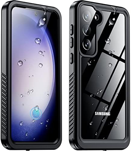 Temdan za Samsung Galaxy S23 futrola, vodootporna ugrađena leća i zaštitnik zaslona [puni karoserija otporna na udarce] [12 ft Vojni