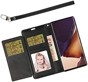 Torbica-novčanik SWP za Galaxy Note 20 Ultra, torbica Note 20 Ultra sa postoljem za zglob za djevojke i žene, torbica-knjižica od umjetne
