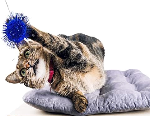 Sjekira srp 20 kom 2 inča sjajna lopta igračka za mačke interaktivne šarene kuglice za vježbanje mačića i više mačaka, igre i potjere