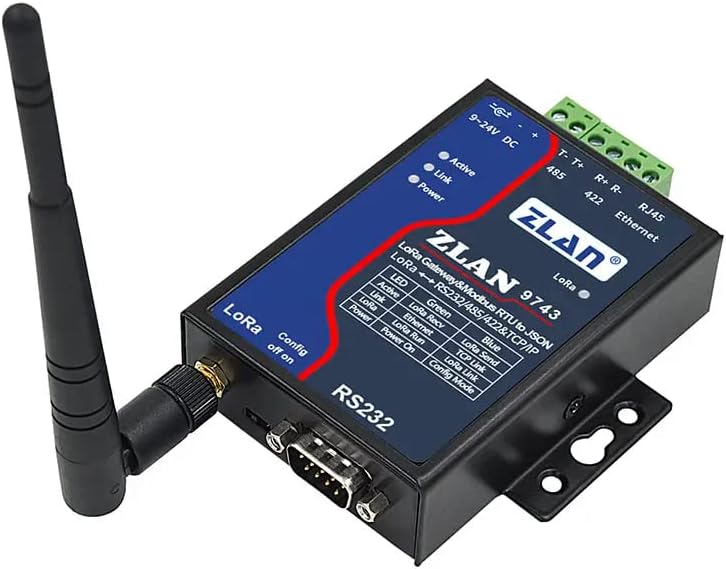 ZLAN9743 LORA uređaj Ethernet Industrial Modbus RS485 Bežični modul
