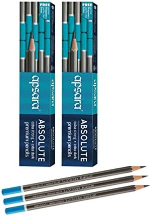 Apsara Apsolutno Extra Dark & ​​Sning Premium olovka | Set od 2 s 2 eraser i 2 oštri