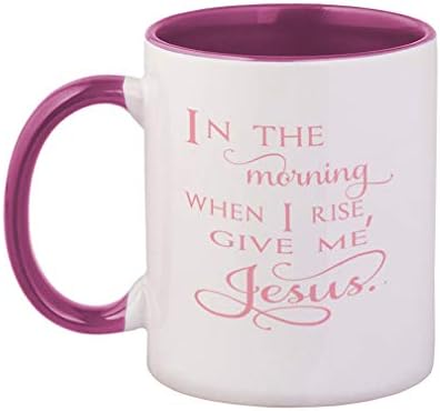 Meka ružičasta ujutro kad se dignem, daj mi Isusovu keramičku šalicu u boji - ružičasta