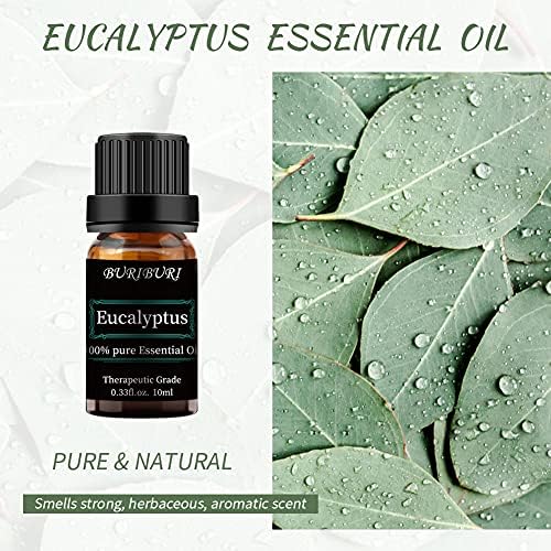 Esencijalno ulje buriburi eukaliptus, čista prirodna esencijalna ulja za aromaterapiju, difuzor, masažu, izradu sapuna