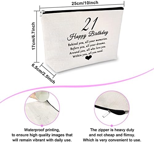 21. rođendanski pokloni za žene kozmetička torba ideje za poklon za 21. rođendan poklon za prijateljstvo za žene poklon za najbolju