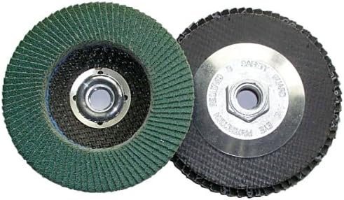 Shark 45860 7-inčni disk aluminijskog zaklopki s tipom 27, Grit-80, 10-pack