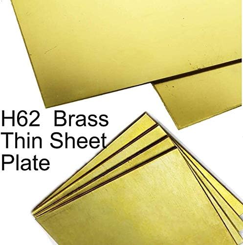 Z Stvori dizajn mesingane ploče mesingani bakreni lim ploča metal sirovo hlađenje industrijski materijali H62 cu debljina 1 mm, 1 *